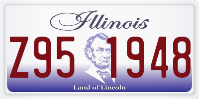 IL license plate Z951948