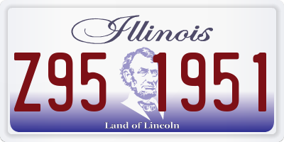 IL license plate Z951951