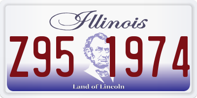 IL license plate Z951974
