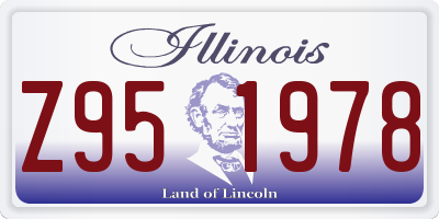 IL license plate Z951978