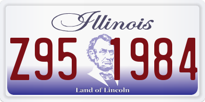 IL license plate Z951984
