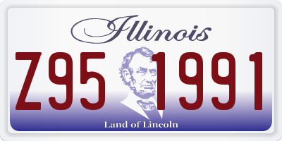 IL license plate Z951991