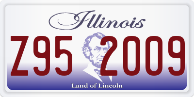 IL license plate Z952009