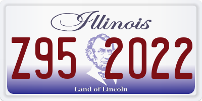 IL license plate Z952022