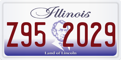 IL license plate Z952029