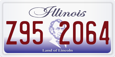 IL license plate Z952064