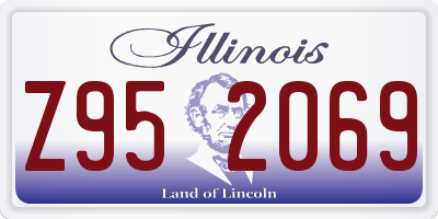 IL license plate Z952069
