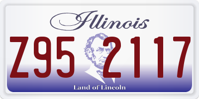 IL license plate Z952117
