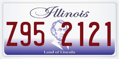 IL license plate Z952121