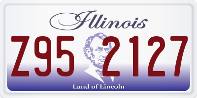 IL license plate Z952127