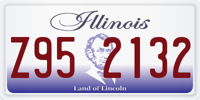 IL license plate Z952132