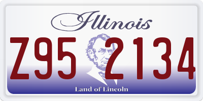 IL license plate Z952134