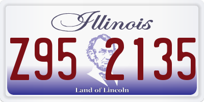 IL license plate Z952135
