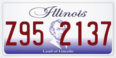 IL license plate Z952137