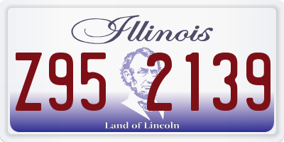 IL license plate Z952139