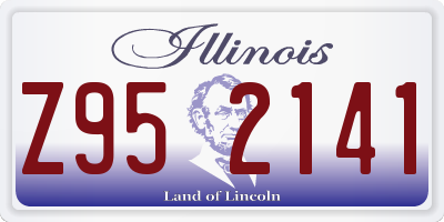 IL license plate Z952141