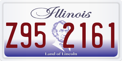 IL license plate Z952161