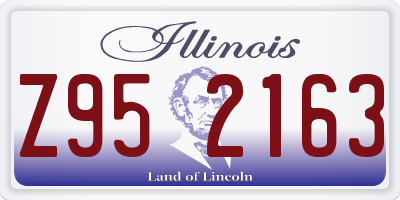 IL license plate Z952163