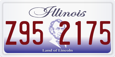 IL license plate Z952175