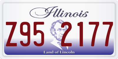 IL license plate Z952177