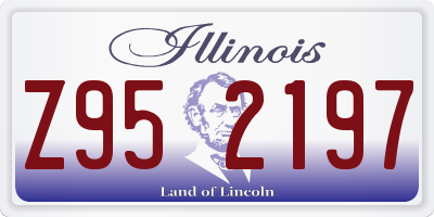 IL license plate Z952197