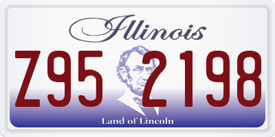 IL license plate Z952198