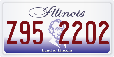 IL license plate Z952202