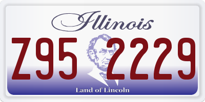 IL license plate Z952229