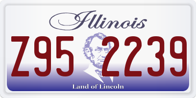 IL license plate Z952239
