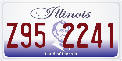 IL license plate Z952241