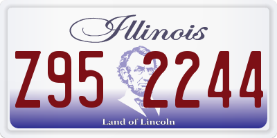 IL license plate Z952244