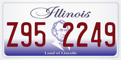 IL license plate Z952249