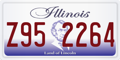 IL license plate Z952264