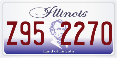 IL license plate Z952270