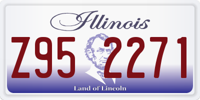 IL license plate Z952271