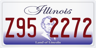 IL license plate Z952272