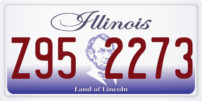 IL license plate Z952273
