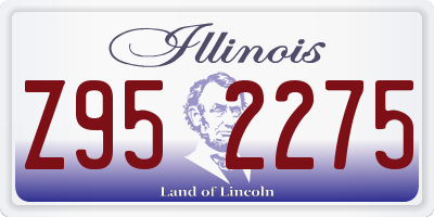 IL license plate Z952275