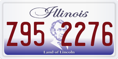 IL license plate Z952276