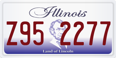 IL license plate Z952277