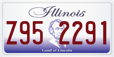 IL license plate Z952291