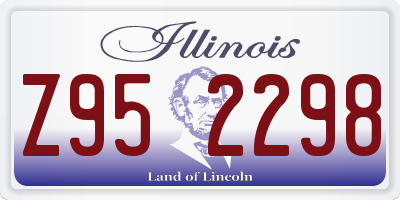 IL license plate Z952298