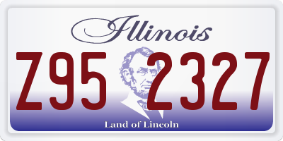 IL license plate Z952327
