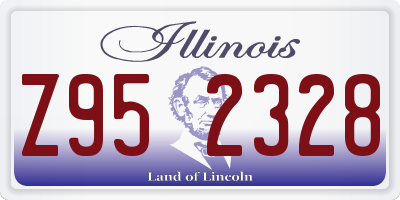 IL license plate Z952328
