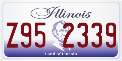 IL license plate Z952339