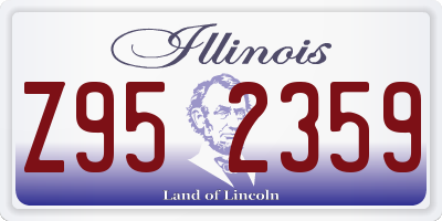 IL license plate Z952359