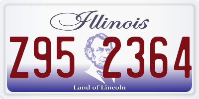 IL license plate Z952364