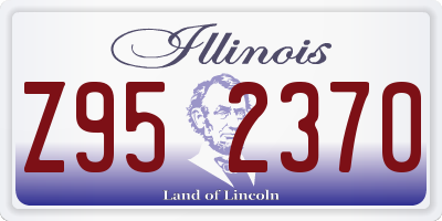 IL license plate Z952370