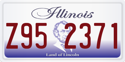 IL license plate Z952371