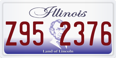 IL license plate Z952376